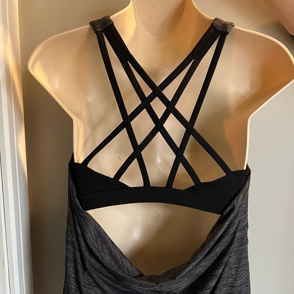 Lululemon Free To Be Serene Tank  (2 In 1) *Medium Support For C/D Cup Heathered - Picture 3 of 8